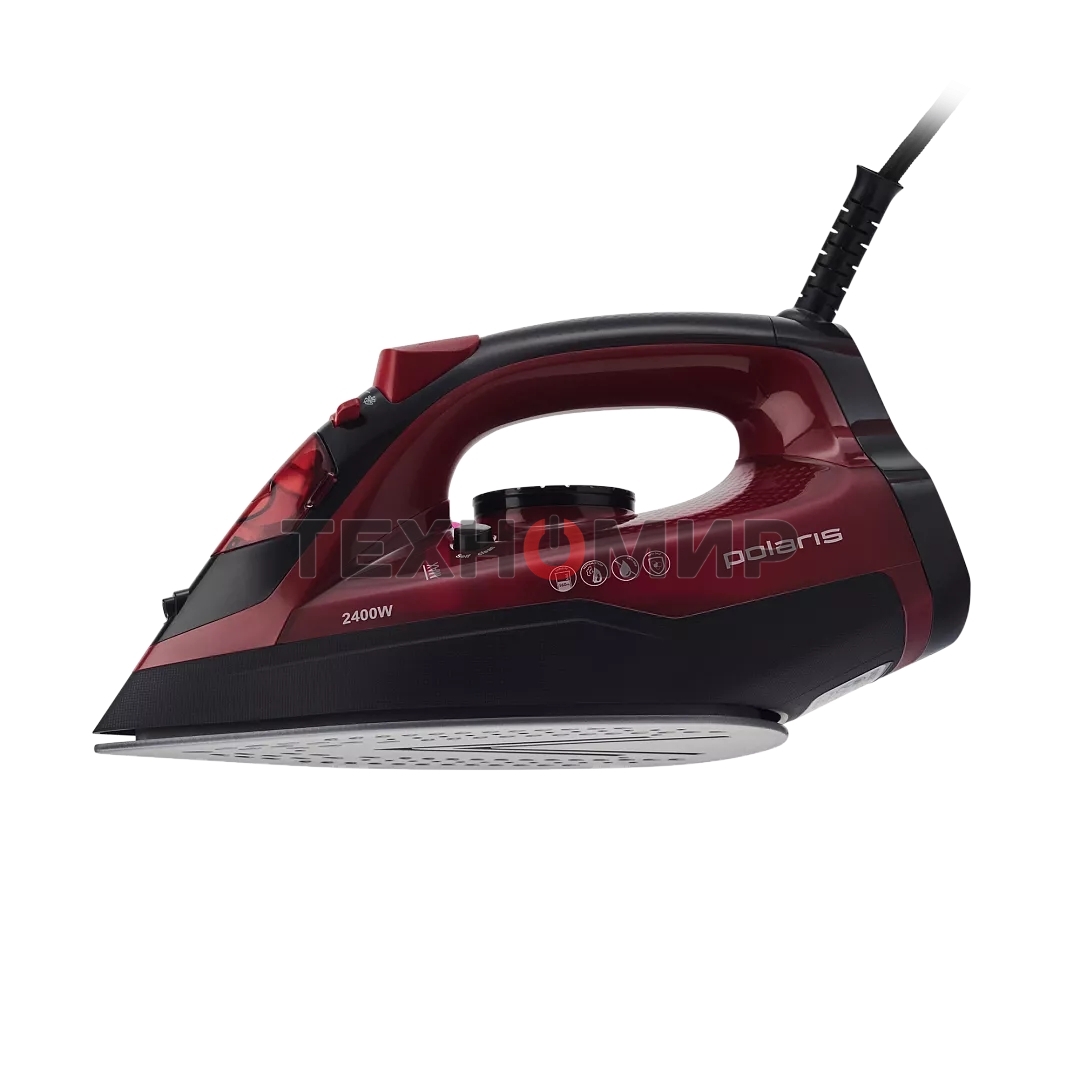 Утюг Polaris PIR 2478K черный/алый