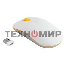Мышь беспроводная Acer OMR200 желтый, 1200 dpi, радиоканал, USB, кнопки - 3