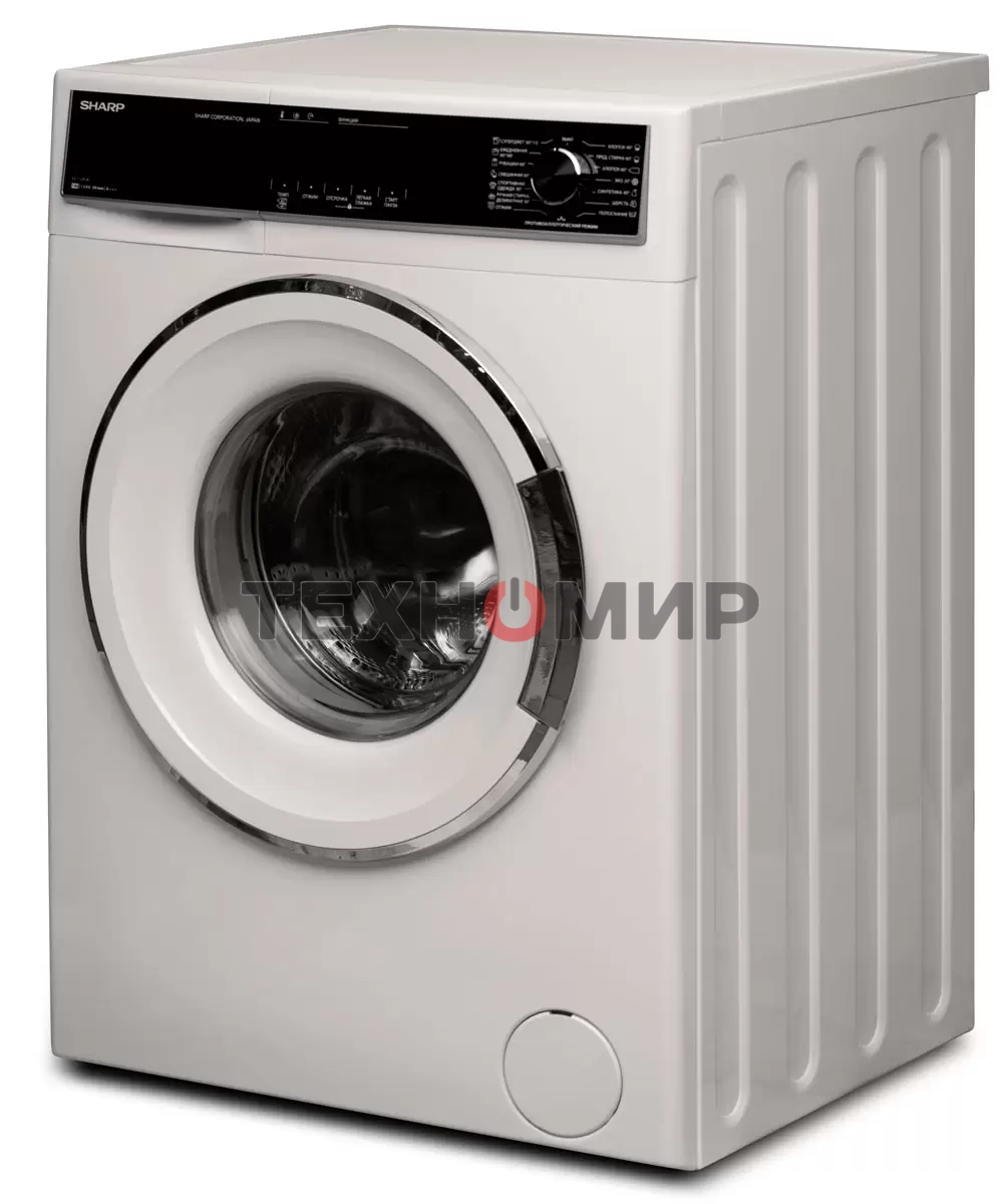 Стиральная машина Sharp ES712RW белый, загрузка фронтальная 7 кг, 1200 об/мин, класс: A+++