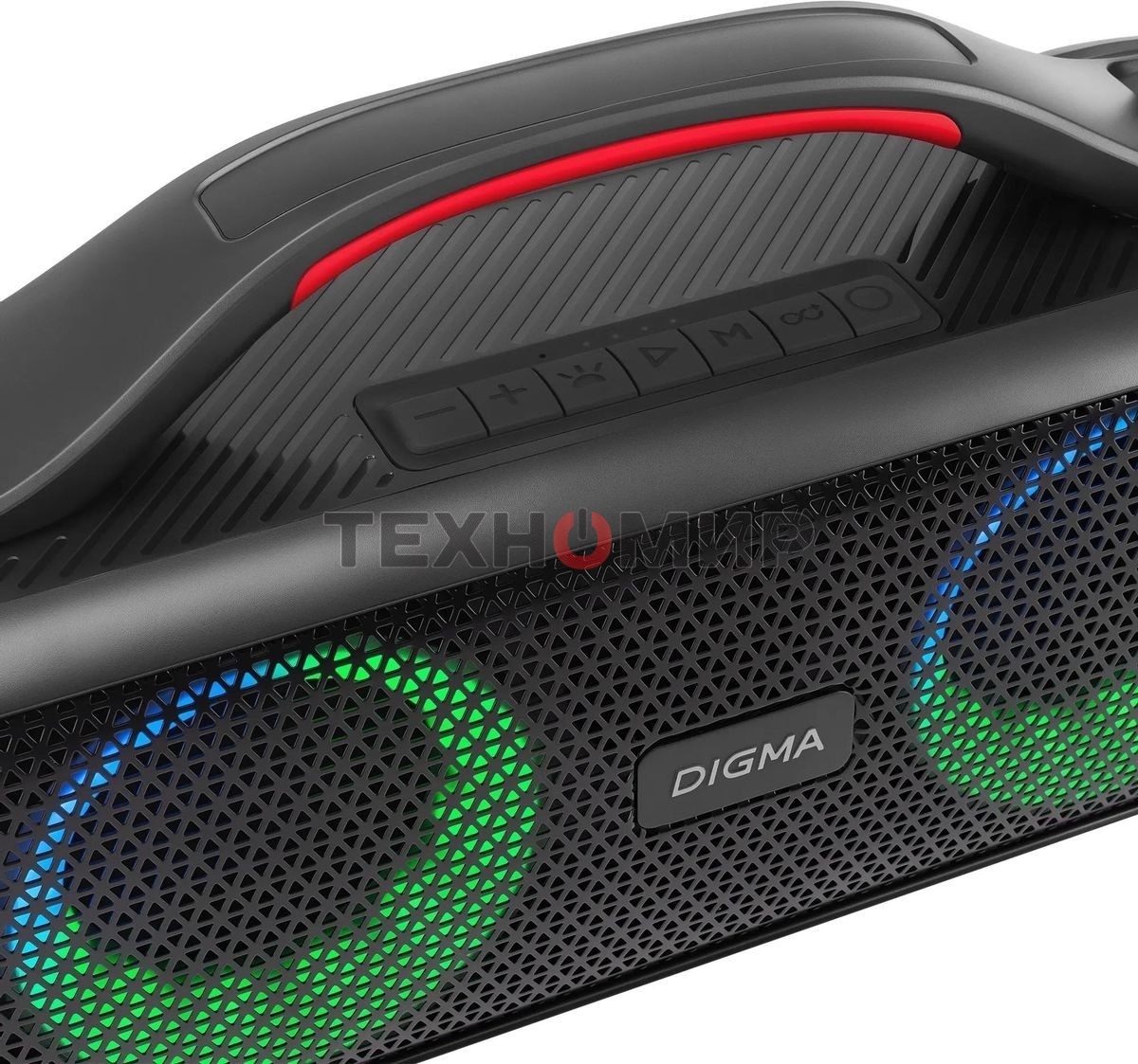 Колонка портатитвная Digma D-PS1531 черный/черный 40W 2.0 BT 10м 3000mAh (SP1531B)