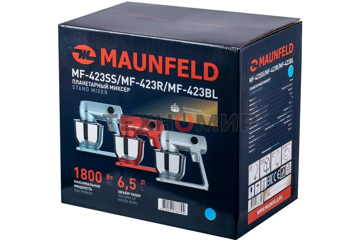 Миксер планетарный Maunfeld MF-423SS