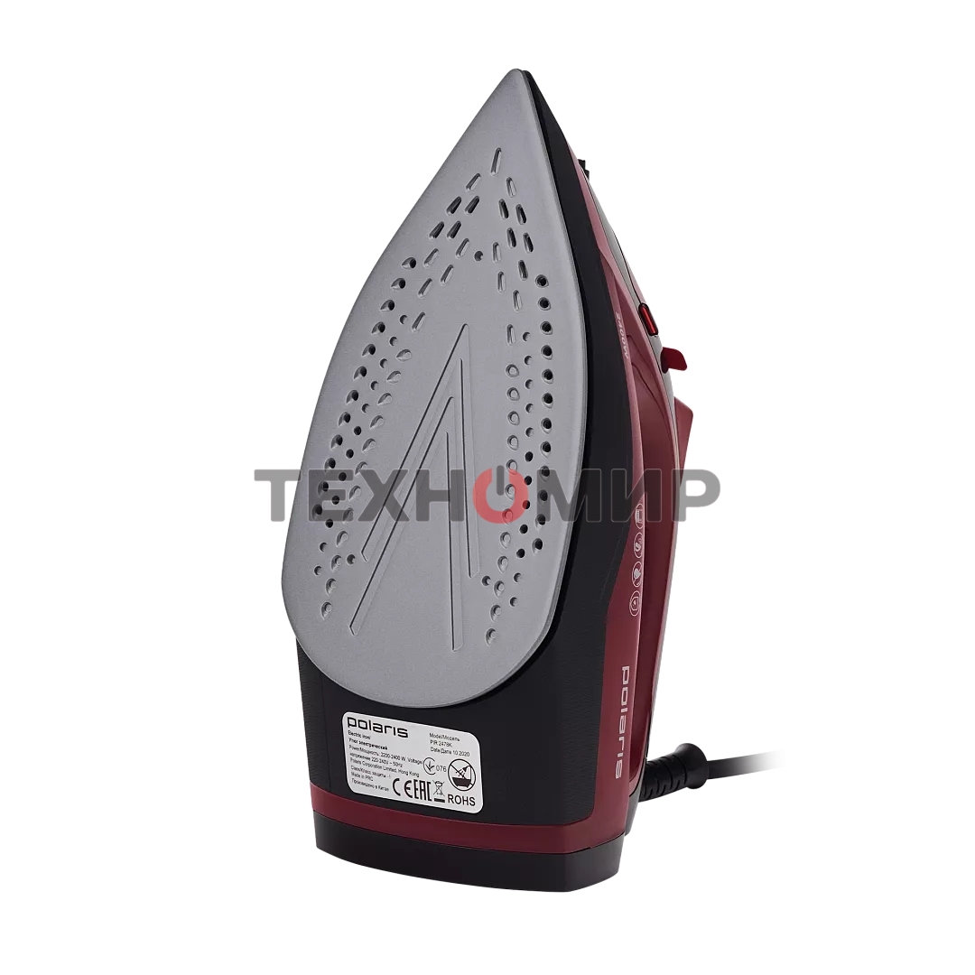 Утюг Polaris PIR 2478K черный/алый