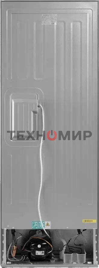 Холодильник Maunfeld MFF180NFSBE01 серый трехкамерный 224/113л морозилка снизу, No Frost