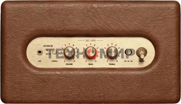 Колонка портативная Marshall Acton III коричневый 60W 2.1 BT/3.5Jack