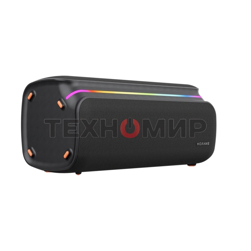 Колонка портативная Ural Молния Бит черный 420W 1.1 BT/3.5Jack/USB-C 10м 8000mAh (без.бат) (УРАЛ МОЛНИЯ БИТ)