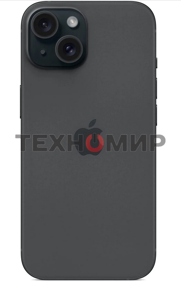 Смартфон Apple iPhone 15, 6/256Gb, черный