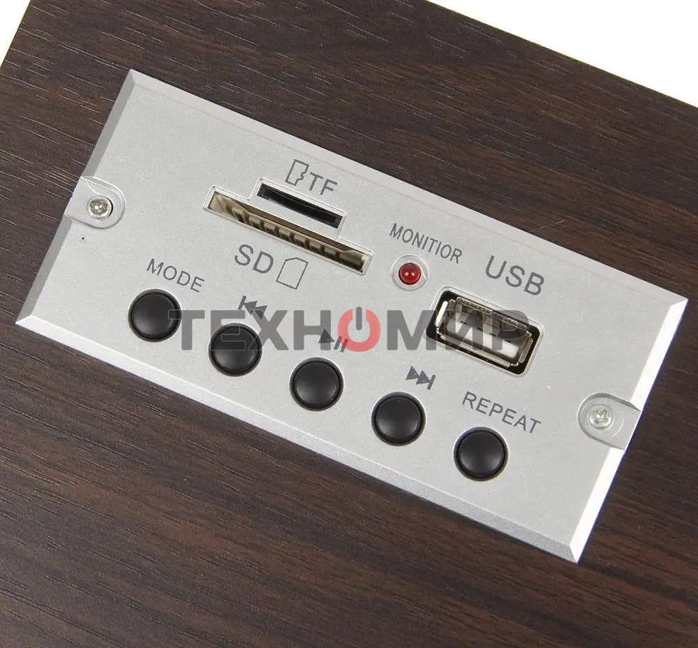 Радиоприемник настольный Hyundai H-SRS200 вишня USB SD/MMC