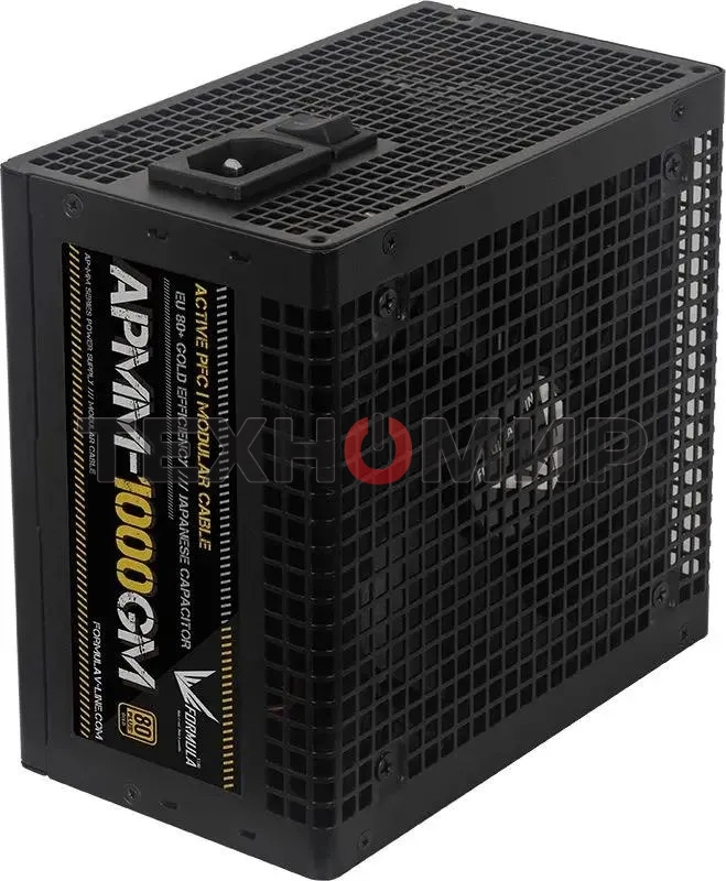 Блок питания Aerocool/Formula ATX 1000W APMM-1000GM Gen.5 80 PLUS gold (20+4pin) APFC 120мм fan 8xSATA Cab Manag RTL