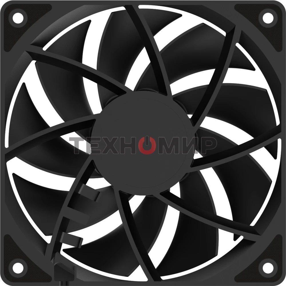 Вентилятор для корпуса Ocypus Gamma F12 BK черный 120мм 1300rpm 24.5db 3-pin