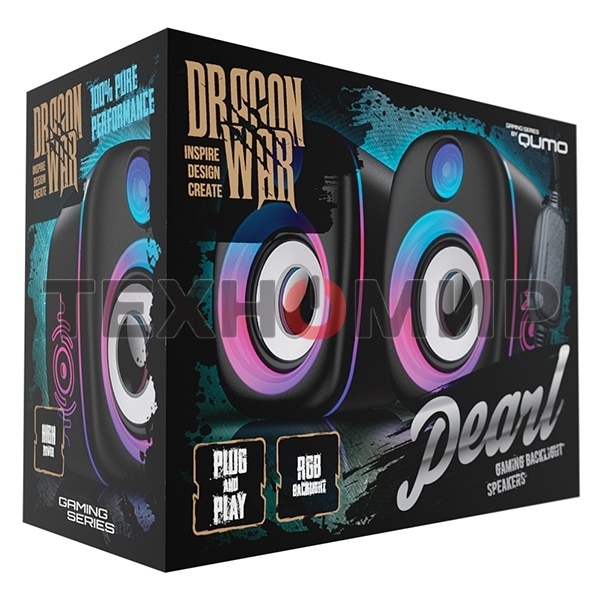 Активная акустическая система 2.0 Qumo PEARL AS010 черный