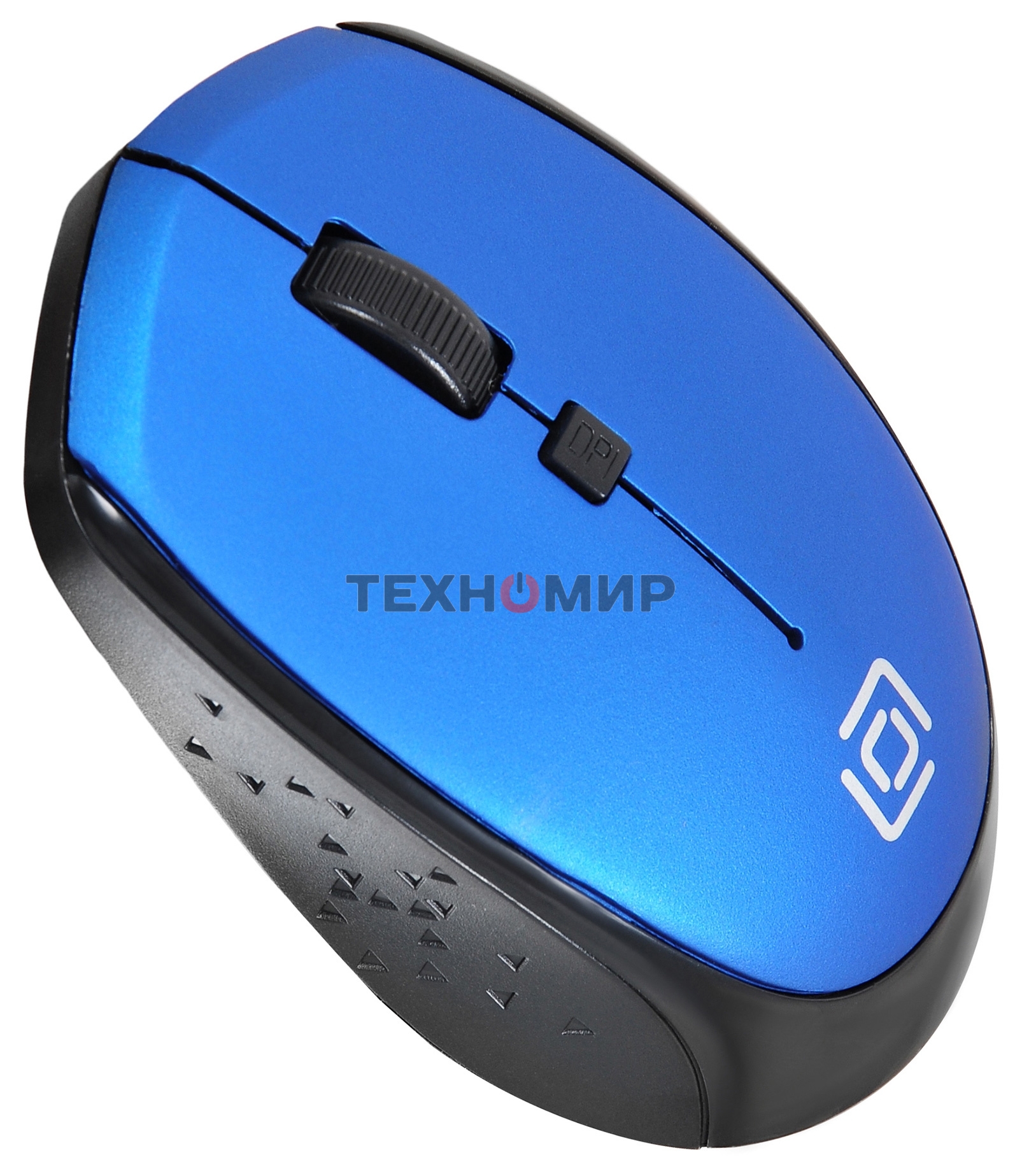 Мышь беспроводная Oklick 488MW синий/черный, 1600 dpi, радиоканал, USB, кнопки - 4