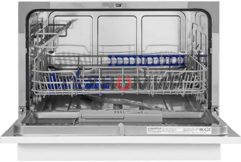 Встраиваемая посудомоечная машина Maunfeld MLP-06DW, белый, 44.8 см, 6 компл., 49 дБ, класс A+