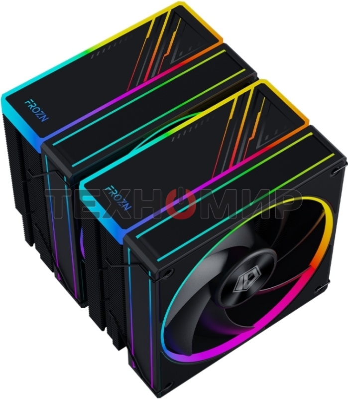 Устройство охлаждения(кулер) ID-Cooling Frozn A620 ARGb черный 120мм алюминий+медь 2000rpm 30db 4-pin 270W 154мм