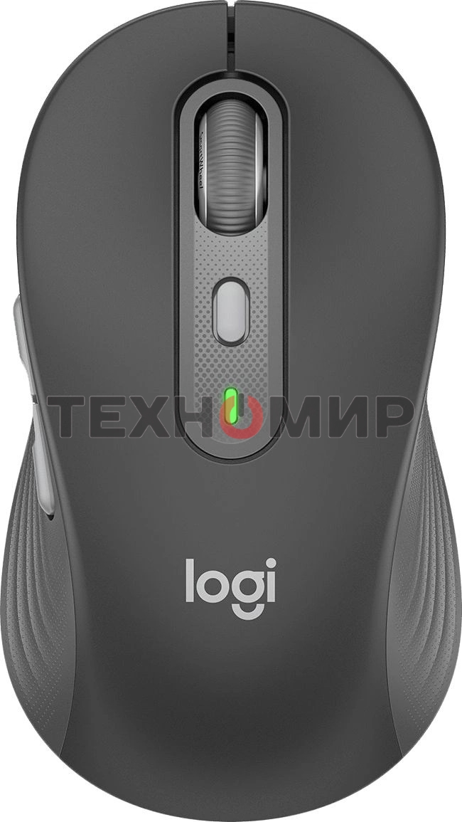 Мышь беспроводная Logitech M750 графитовый, 4000 dpi, радиоканал, Bluetooth, USB, кнопки - 5