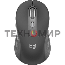 Мышь беспроводная Logitech M750 графитовый, 4000 dpi, радиоканал, Bluetooth, USB, кнопки - 5