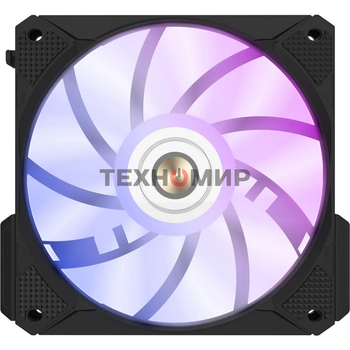 Вентилятор для корпуса Alseye i12B-K10 черный, 120 мм, 1800 об/мин, 33.2 дБ, 4 pin