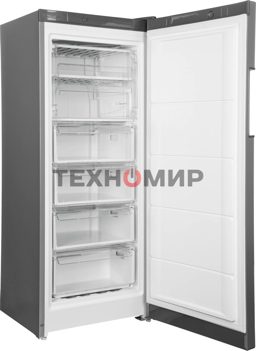 Морозильная камера Indesit DSZ 4150 G, серебристый, 214 л, 6 ящиков