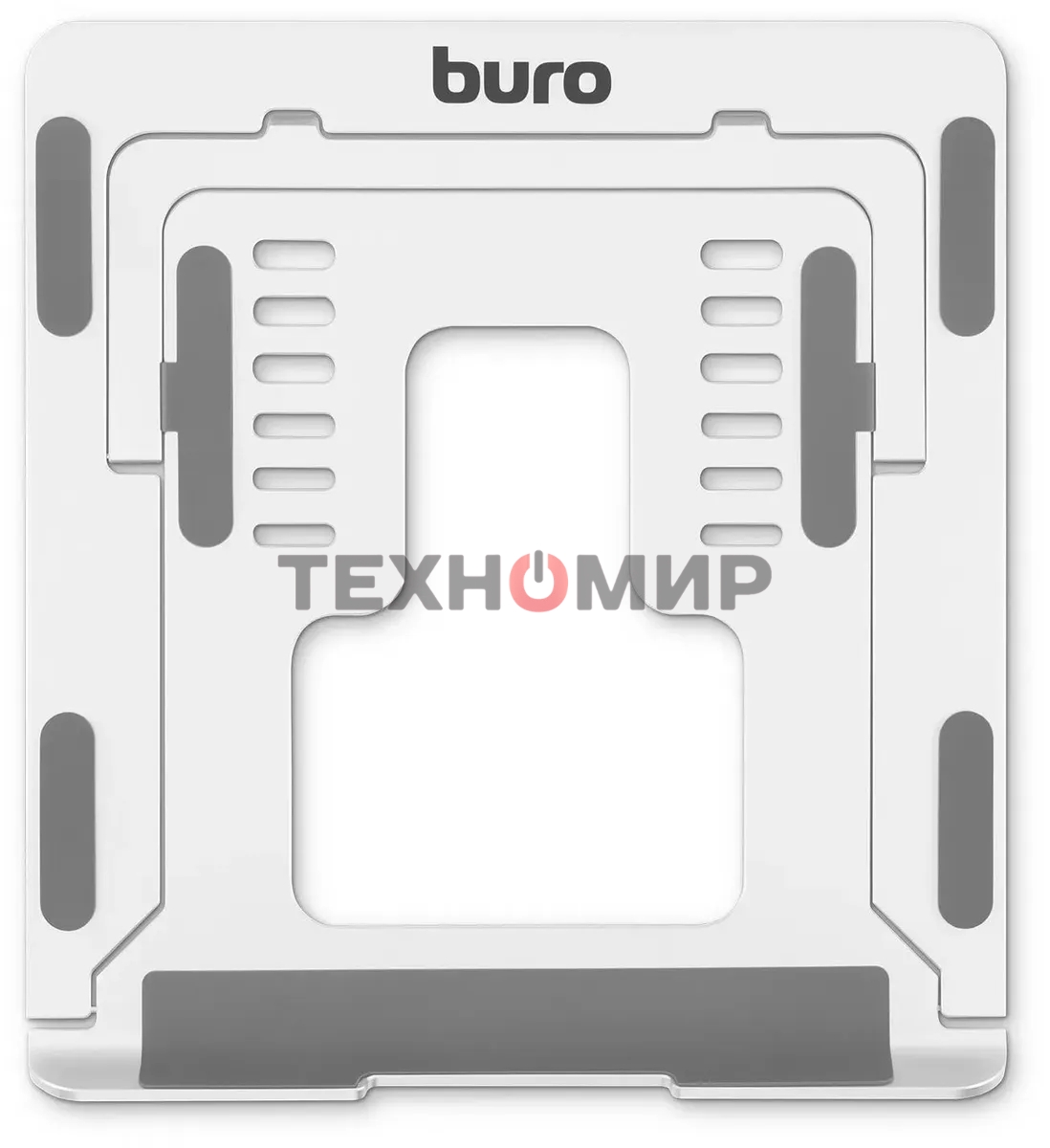 Подставка для ноутбука Buro BU-LS120 238x17x215мм 450г алюминий серебристый