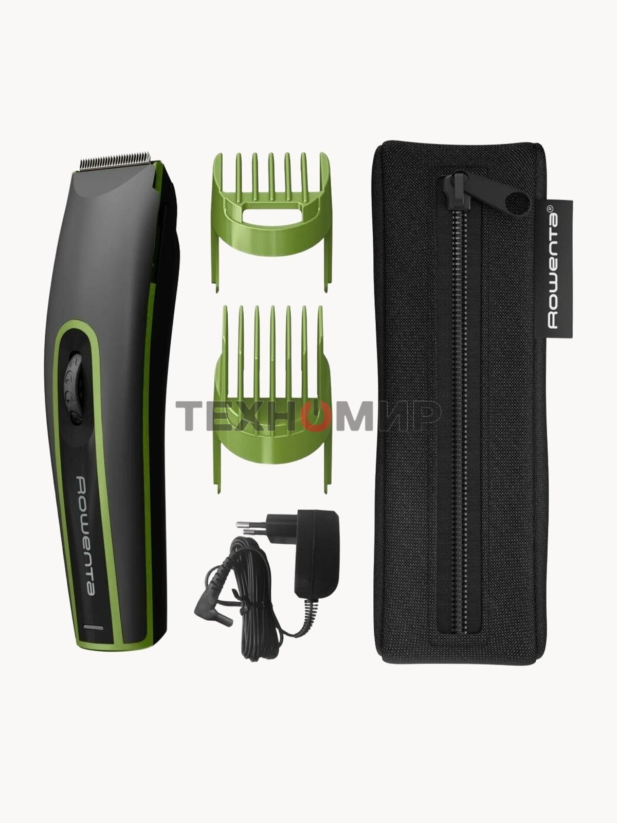 Машинка для стрижки Rowenta TN1409F0 черный/зеленый