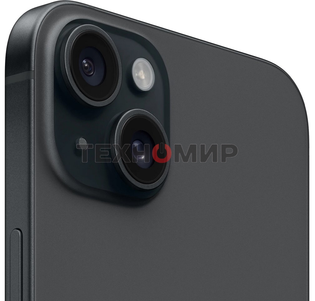 Смартфон Apple iPhone 15, 6/256Gb, черный