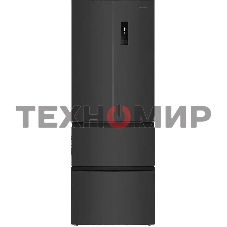 Холодильник Maunfeld MFF180NFSBE01 серый трехкамерный 224/113л морозилка снизу, No Frost