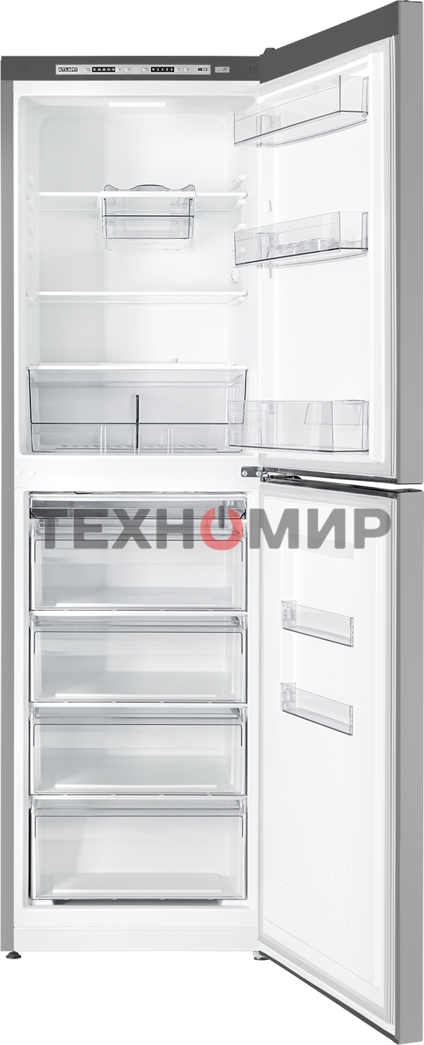 Холодильник Atlant XM 6623-189 серебристый двухкамерный 182/159л морозилка снизу