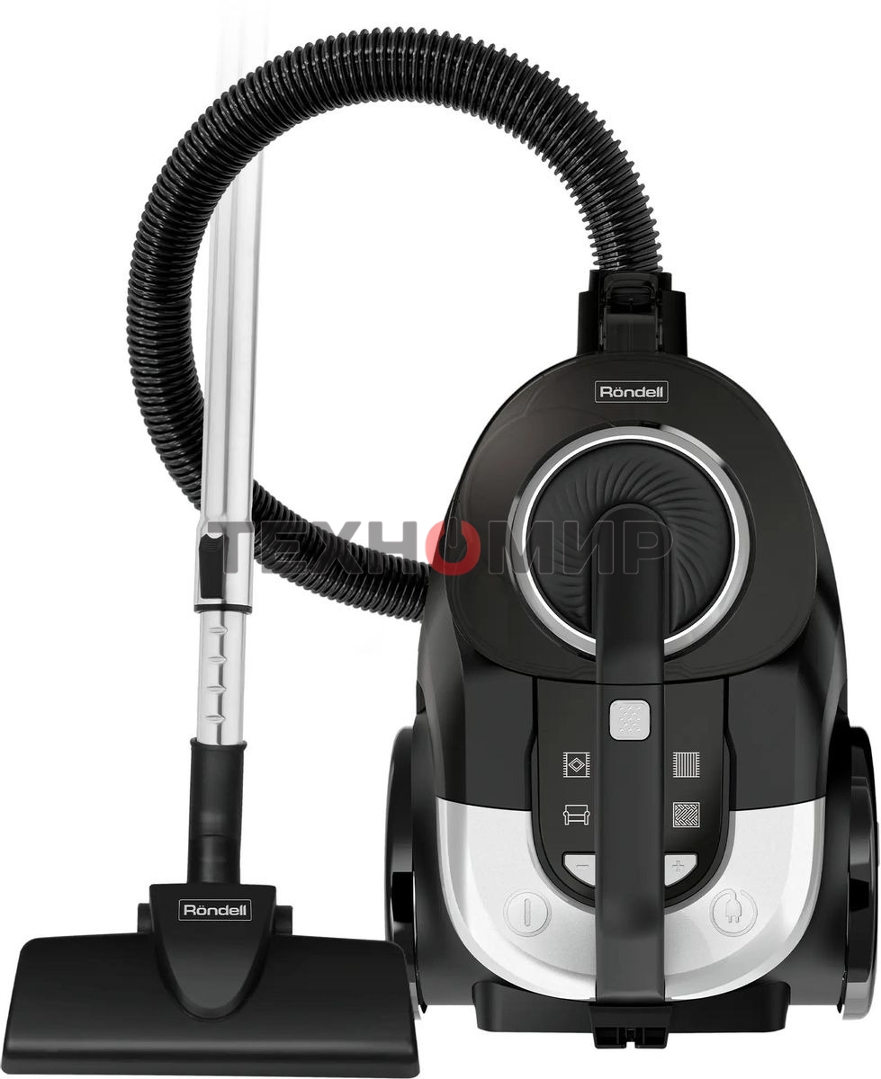 Пылесос Rondell RDE-2060 черный/серый, 500/2400 Вт, уборка сухой, пылесборник контейнер 2.5 л