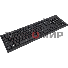 Комплект клавиатура + мышь Oklick 630M клав:черный мышь:черный USB