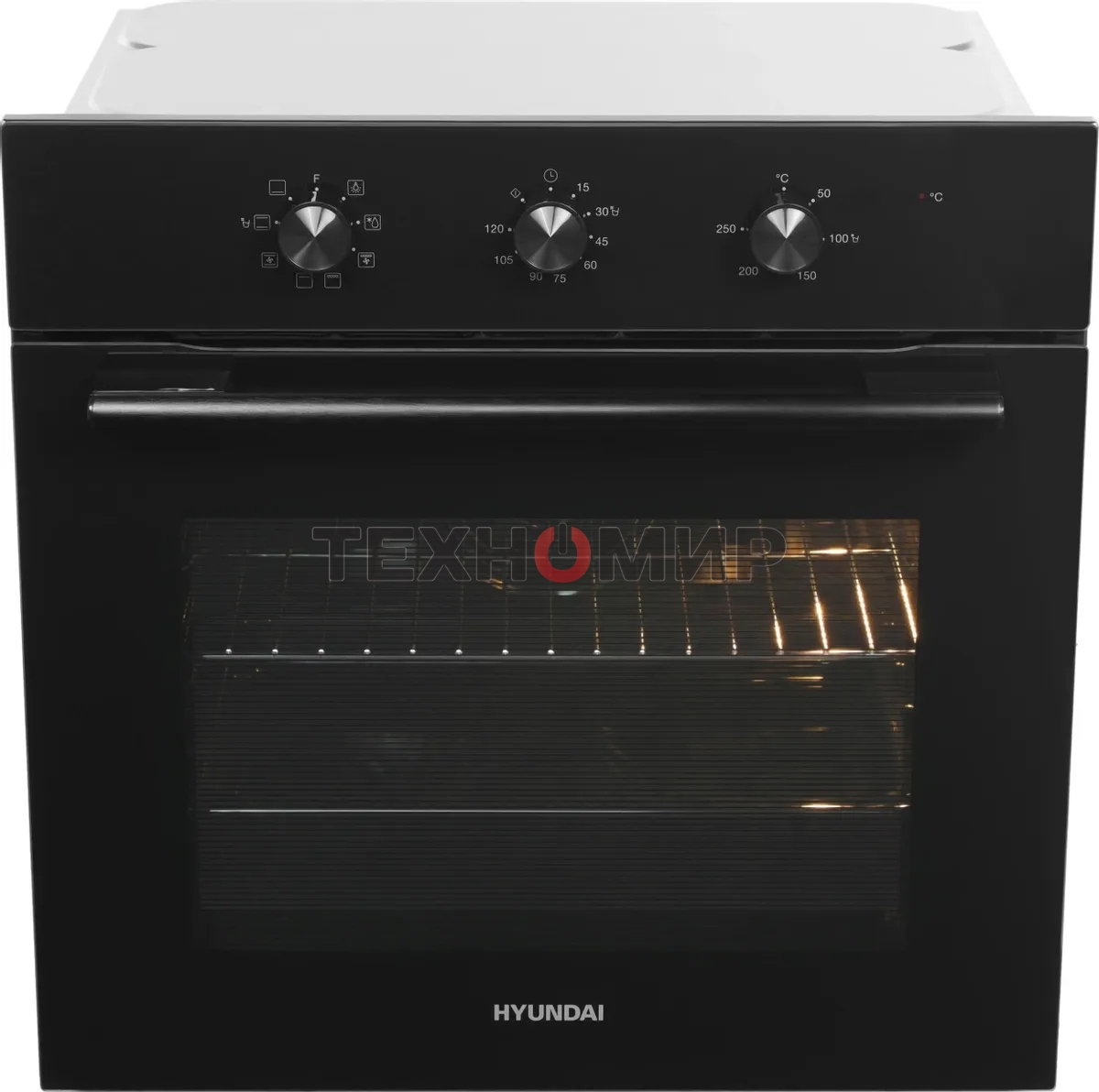 Духовой шкаф Электрический Hyundai HEO 6635 BG черный
