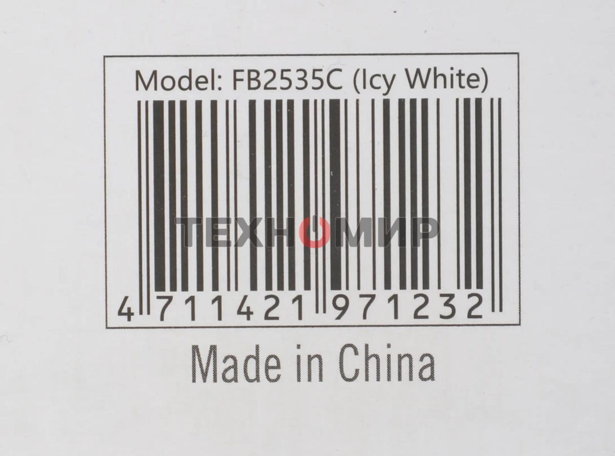 Комплект клавиатура+мышь A4Tech FStyler FB2535C беспроводной, USB + Bluetooth, 2000 DPI, белый