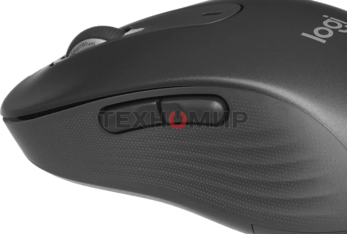 Мышь Logitech M650 L черный оптическая 4000dpi беспров. BT/Radio USB (910-006350)