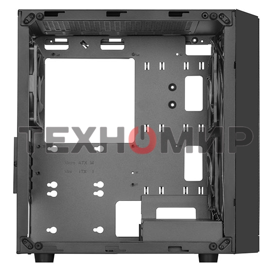 Компьютерный корпус Silverstone SST-PS15B-PRO Precision Mini Tower Micro ATX Computer Case, tempered glass, 2x 120мм ARGb, 1x ARGb Controller, black