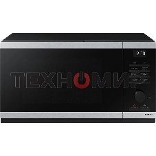 Микроволновая печь Samsung MG23DG4524ATBW нержавеющая сталь/черный 23 л, 800 Вт, переключатели - поворотный механизм