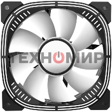 Вентилятор для корпуса Alseye Luna-120-B-R черный, 120 мм, 1800 об/мин, 30 дБ, 4 pin