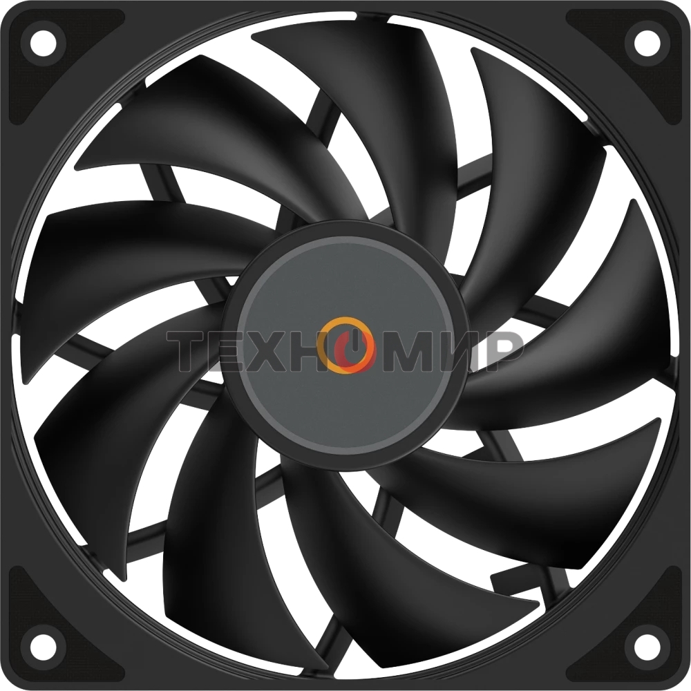 Вентилятор для корпуса Ocypus Gamma F12 BK черный 120мм 1300rpm 24.5db 3-pin