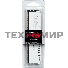 Оперативная память Kingston Fury Beast EXPO, DDR5, 32Gb (1x32 GB), 6000 MHz, CL30, радиатор, белый