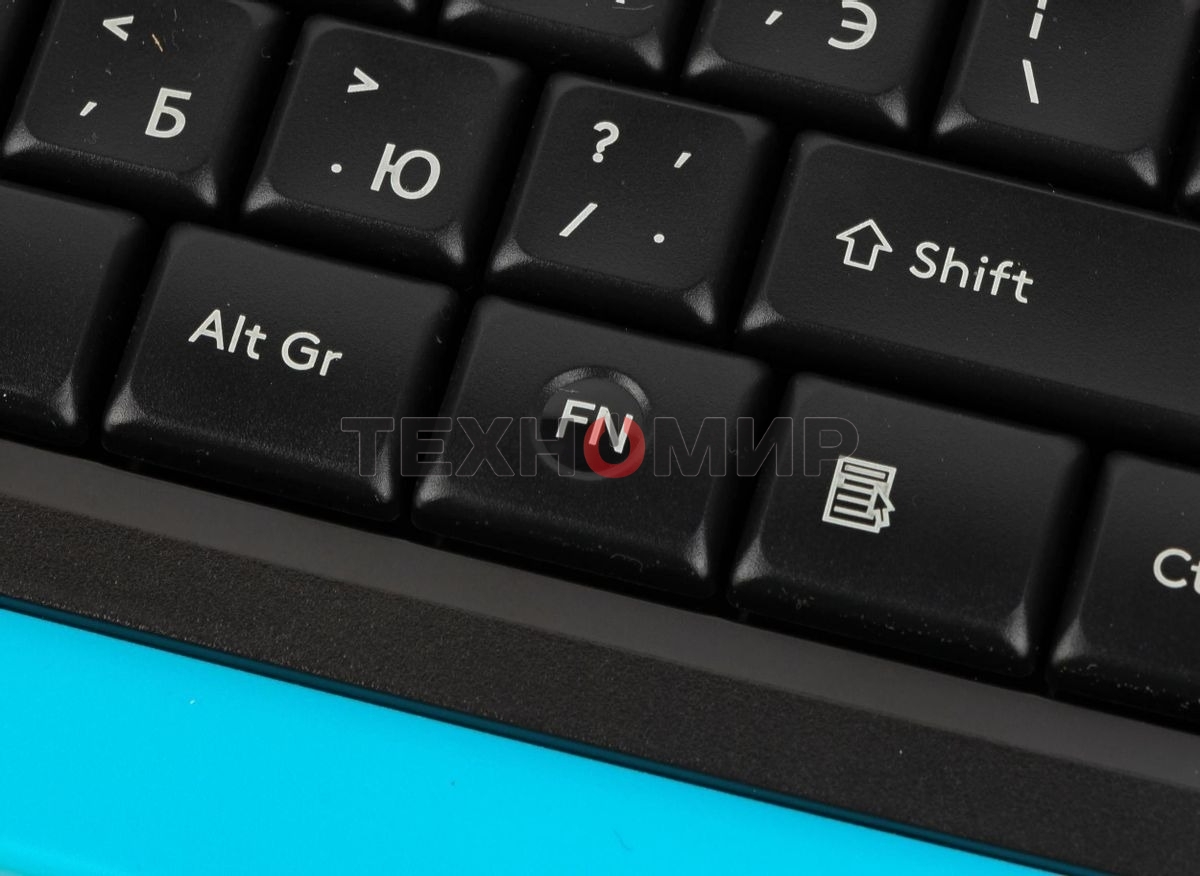 Комплект клавиатура+мышь A4Tech FStyler FG1010 беспроводной, USB, 2000 DPI, чёрный/синий