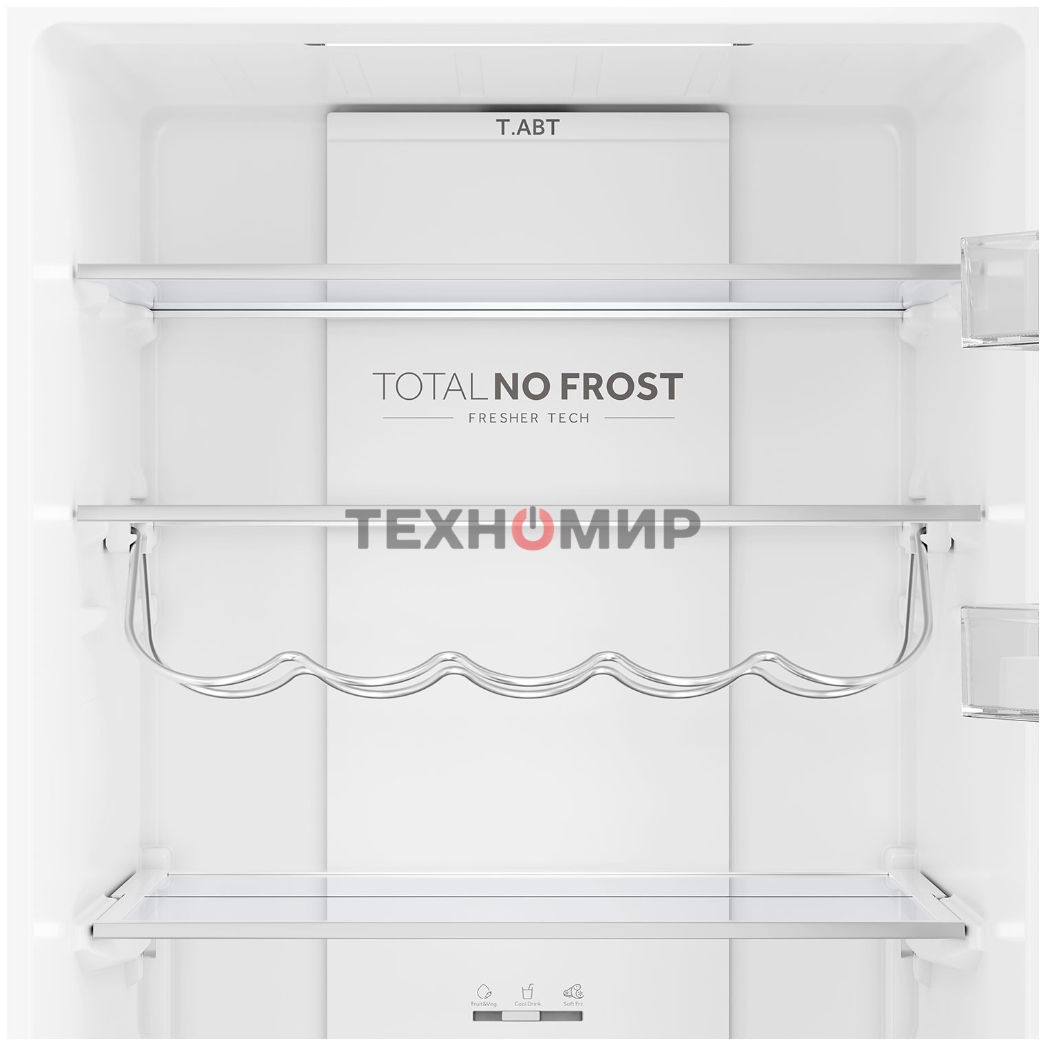 Холодильник Haier C2F636CCFDU1 бежевый двухкамерный 256/108 л морозилка снизу, No Frost