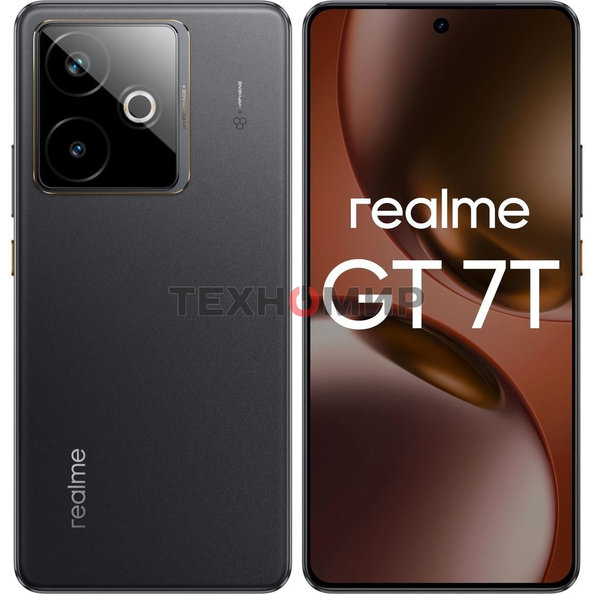 Смартфон Realme GT7T 12+256 чёрный