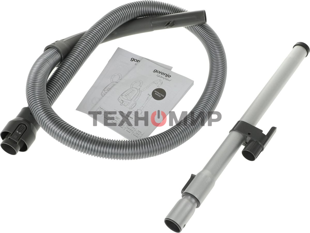 Пылесос Gorenje VC2301SPWCY белый, 400/2300 Вт, уборка сухая, пылесборник контейнер 1.7 л