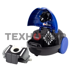 Пылесос Centek CT-2518 синий/черный, 350/1800 Вт, уборка сухая, пылесборник мешок, 1.5 л