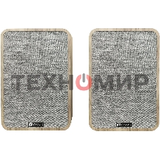 Акустическая система Оклик OK-417A 2.0 светлое дерево 40Вт BT