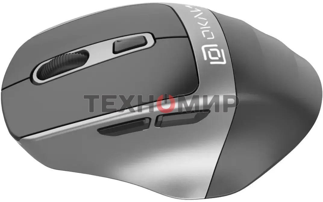 Мышь беспроводная Oklick 516MW черный/серебристый, 1600 dpi, радиоканал, Bluetooth, USB, кнопки - 6