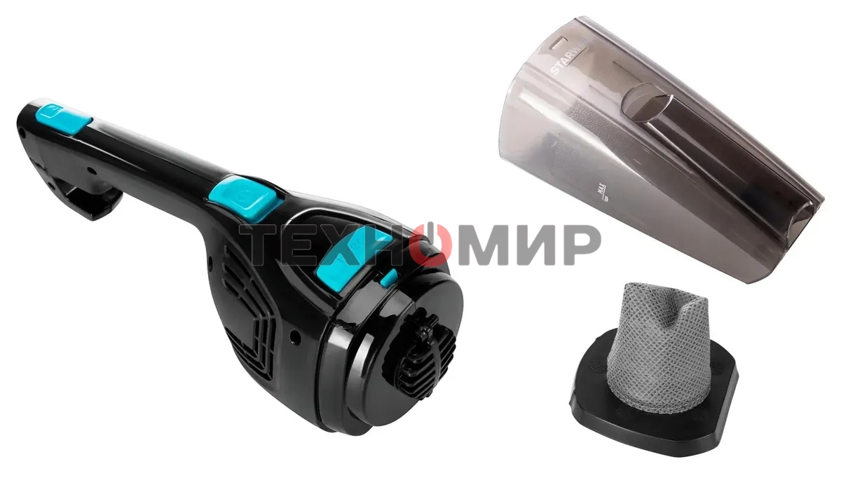 Вертикальный пылесос Starwind SCH1550 черный 800Вт уборка сухая контейнер