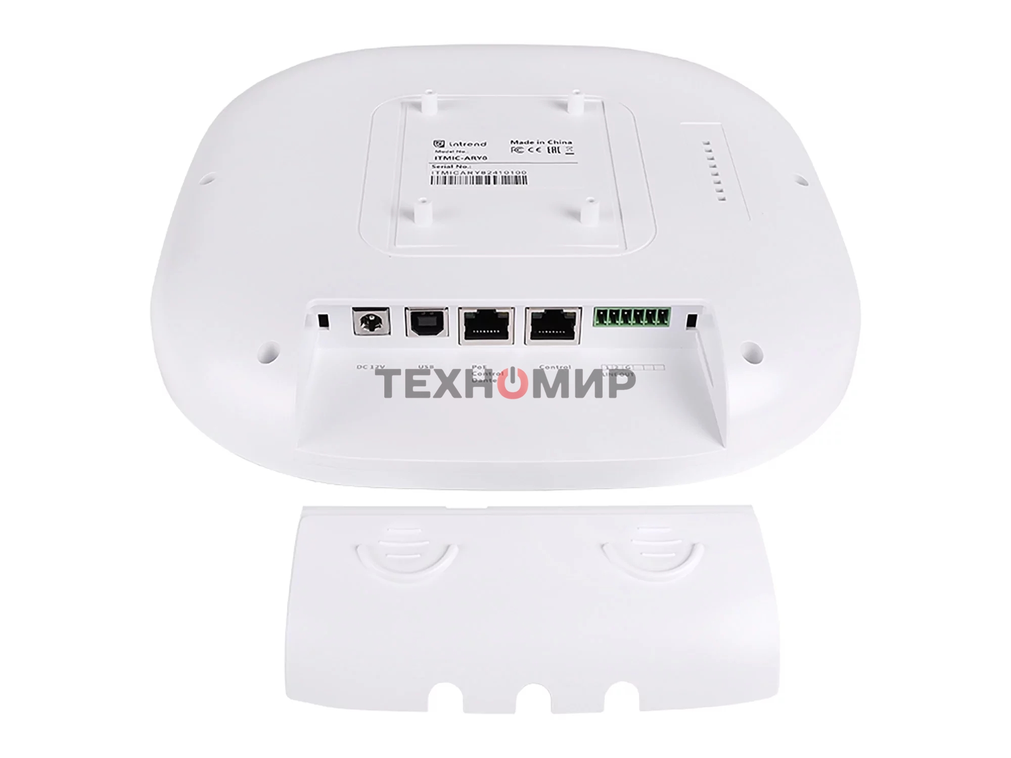 Микрофонный массив Intrend ITMIC-ARY8 подключение Dante/USB, Noise reduction, Feedback suppression, AEC, WebUI, питание POE/12V