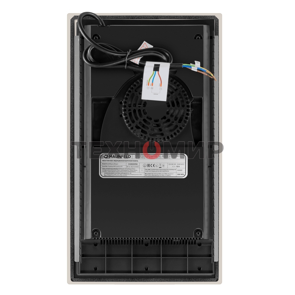 Индукционная варочная панель Maunfeld CVI292S2FBG Inverter независимая, бежевый