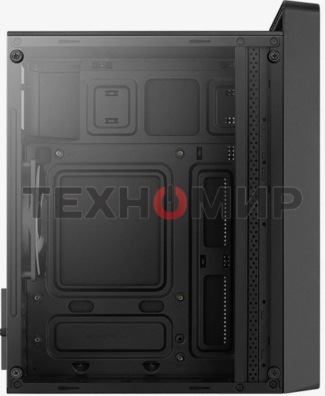 Компьютерный корпус MiniTower Aerocool/Formula CS-109-G-BK-v1 (mATX, USB3x1, USB2x2, 120мм RGb fan, без БП) (4711099472376)