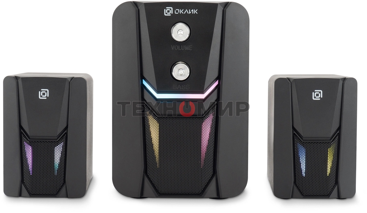 Акустическая система Оклик OK-423 2.1 черный 11Вт
