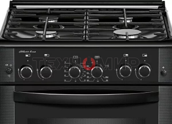 Плита газовая Gefest ПГ 6300-02 0346 черный, конфорок 4 шт, духовка 52 л, 60 см x 85 см x 60 см