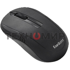 Мышь беспроводная ExeGate Professional Standard SR-9021 черный, 1200 dpi, радиоканал, USB, кнопки - 3